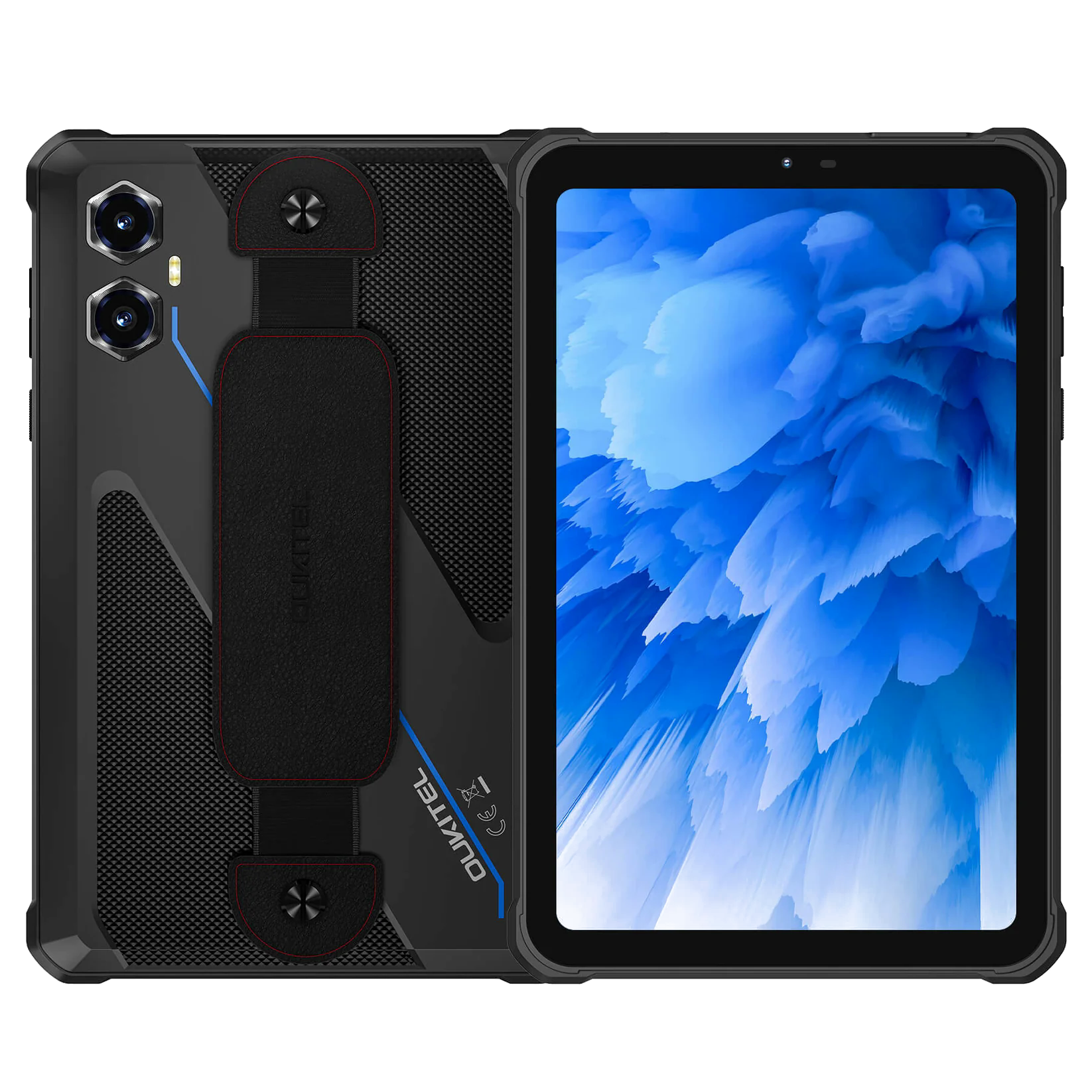 Tablet terenowy OUKITEL RT3 Plus – przód i tył bez tła
